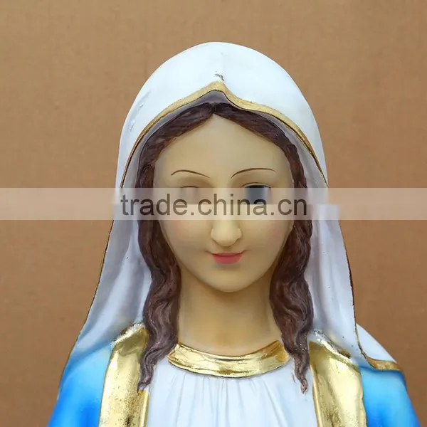 Catholic Elegance Resin Virgin Mary Baby Jesus Statues photo-5