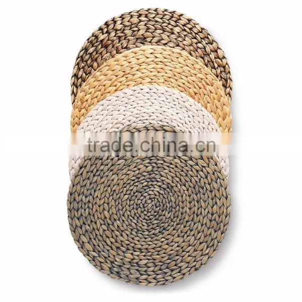 Water Hyacinth Placemat / Non Toxic Round Plate photo-6
