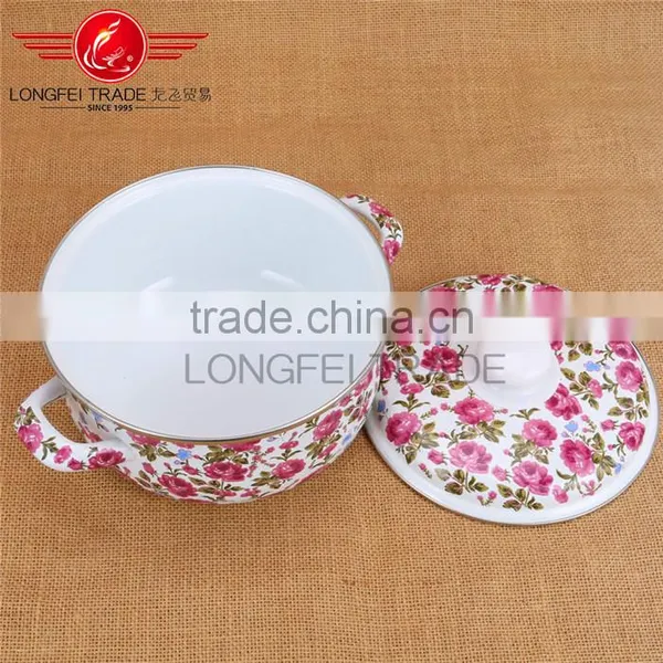 Best Selling Multi-functional Ceramic/ Enamel Stew Pot / Cooking Set With Full Decal photo-6