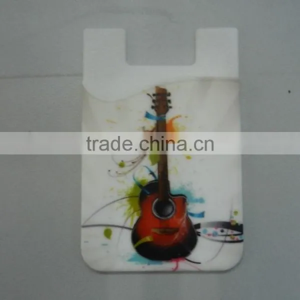 Promotion Gift Fashion Phone Silicone Mini Wallet With Color Printing photo-2
