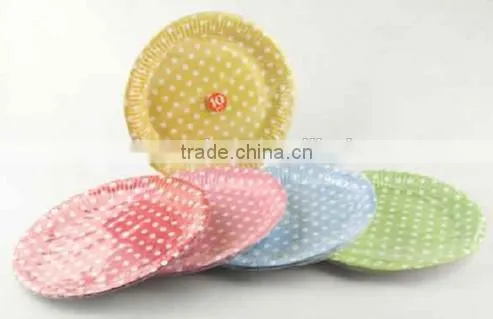 2016 Hot 10pcs 7" Paper Party Plate With Nice Printing photo-2