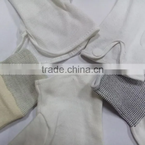 DDSAFETY 2017 Light Medium Weight Cotton Inspector Parade Gloves Work Gloves Safety Gloves photo-4