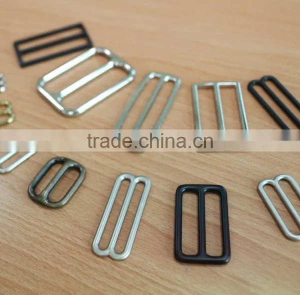 High Quality Zinc Alloy Flat Adjustable Metal Slide Adjuster Nickel Plate Black Brass Plate photo-4