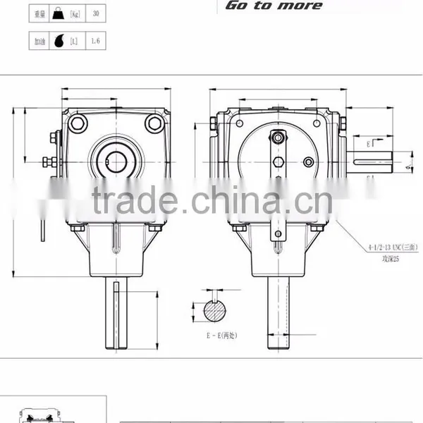 HT250 Bevel Gear for Grain Transmission photo-4