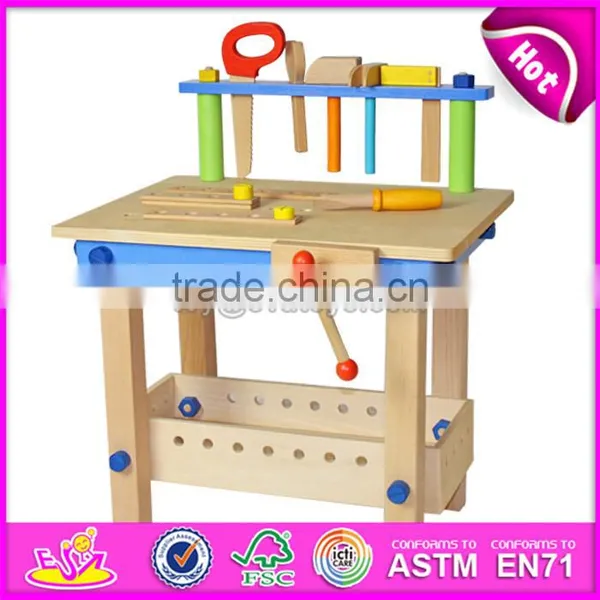 Best Educational Assemble Tools Wooden Toy Tool Bench for Children W03D043 photo-3