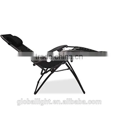Metal Folding Zero Gravity Chair Camping Bed Beach Chair photo-4