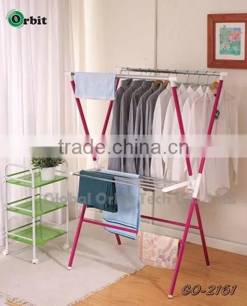 Modern Movable Adjustable Metal Clothes Drying Rack Stand photo-5