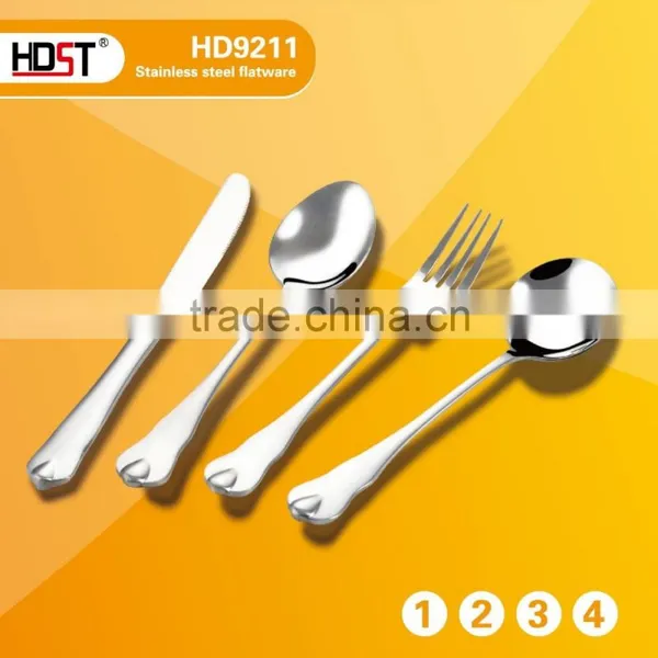 4pcs Best Selling Stainless Steel Fork Knife Spoon Dinnerware Sets; Wholesale Top Choice Dinnerware photo-2