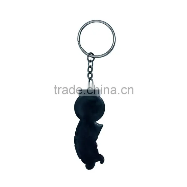 OEM Popular Best Grade Metal Soft Pvc Car Pom Pom Keychain With Logo photo-2