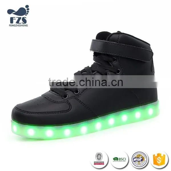 HFR-TS346-8 Factory Price Low MOQ Lovers Blue Sneaker Led Shoes Display photo-5