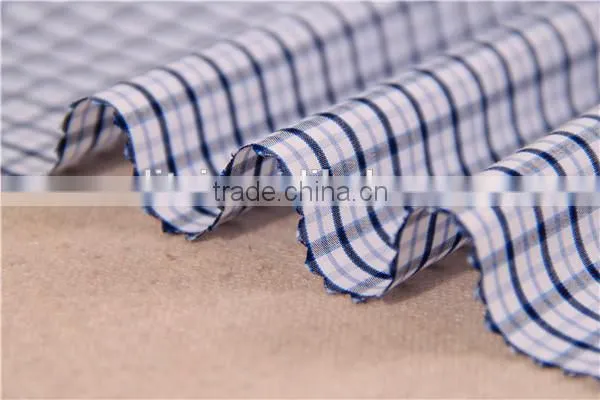 2015 New Style Bamboo Cotton Gingham Fabric for Clothing photo-3