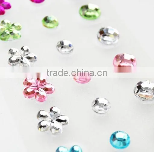 Personalized Design Crystal Diamond Acrylic Stone Sticker Wholesale photo-5