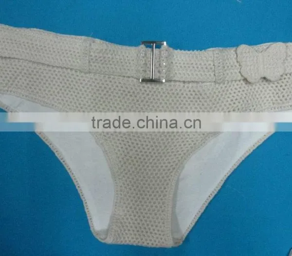 New Ladies Crochet Cotton Beach Casuael Bikini Set photo-2