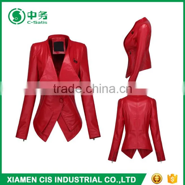 Cheap Price Wholesale Pakistan Leather Jacket for Women photo-2