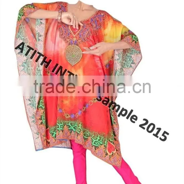 DIGITAL PRINT COTTON KAFTANS photo-4
