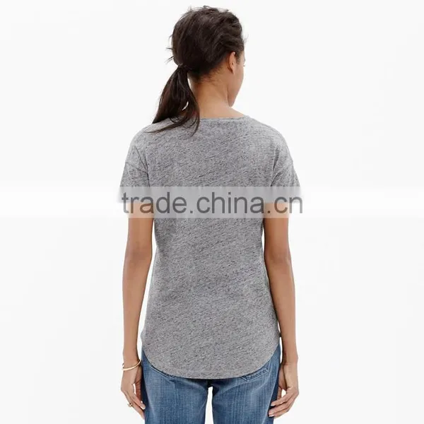 New Arrival Custom Ladies Fancy t Shirt photo-3