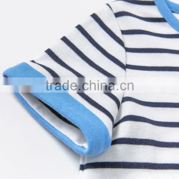 Stripe Baby Rompers Stripe Baby Rompers Cotton photo-5