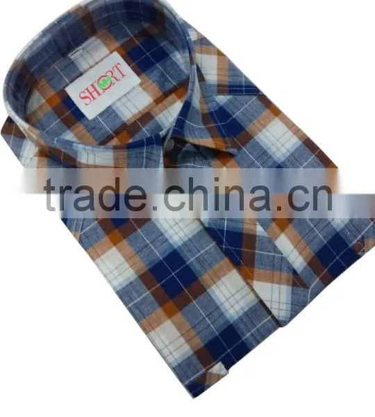Linen Cotton Double Pockets Short Sleeve Men's Casual Shirts photo-2