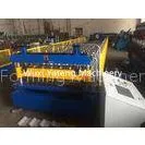 Fast Speed Roof Panel Roll Forming Machine , PLC Control System Corrugated Sheet Making Machine