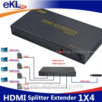 4 Ports HDMI Extender 60m, HDMI Splitter Extender 1 Input 4 Output, HDMI Extension