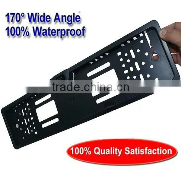 European Official License Plate Frame Parking Car Safe Camera photo-2