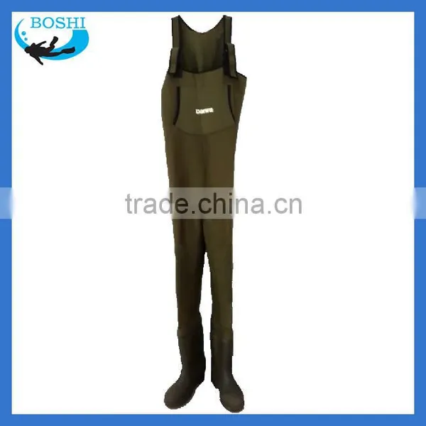 Breathable Camo Neoprene Chest Fishing Wader Rubber Suit photo-3