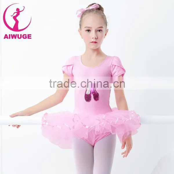 Pink Princess Tutu Dress Pretty Sequins Girls Ballet Tutu Dress photo-4
