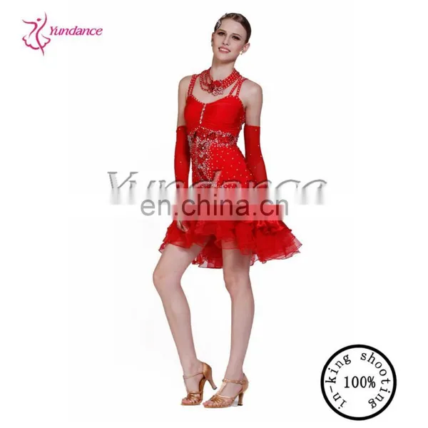 Latin Dress Professional Belly Dance Costume L-1365 photo-5