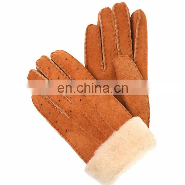Real Sheep Fur Glove for Winter