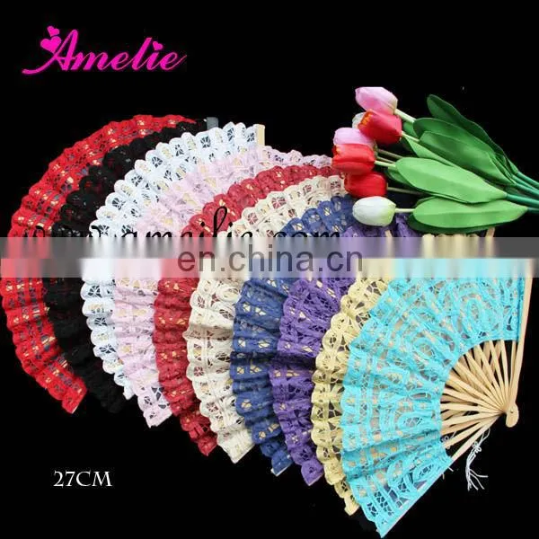 Assorted Colors Ladies Japanese Hand Fans photo-2