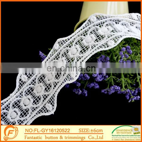 Flower Trimming Laces And White Lace China Fabric Lace Wholesale Tassels photo-2