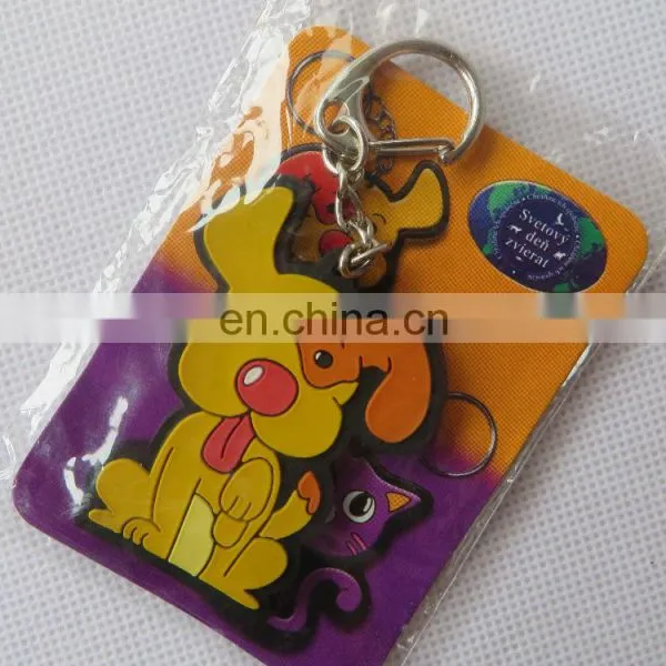 Best Selling Pvc Dog Keychains for Promotion photo-2