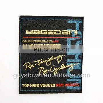 High Technology Metal Wire Woven Clothing Label photo-5