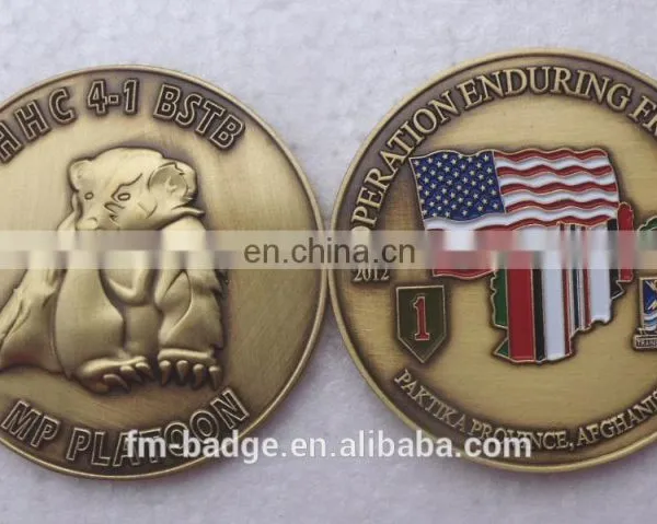 Coins Antique Metal Stamping Enamel Coin photo-2