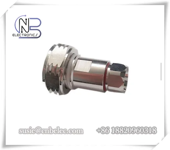 RoHS 7 / 16 DIN Male RF Feeder Connectors Made by Fined Copper for 1 / 2 photo-2