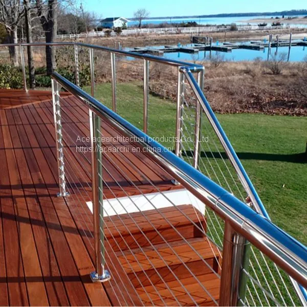 Simple Design Stainless Steel Diameter 4mm Cable Railing for Balcony photo-3