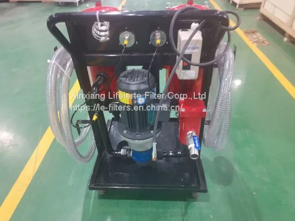 High Viscosity Portable Diesel Oil Recycling Purifier Machine LYC-100B photo-2