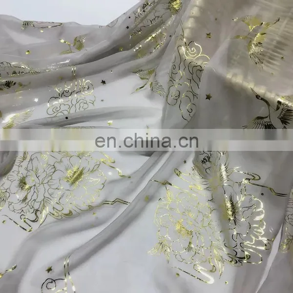 30D Polyester Bronzed Chiffon Fabric photo-7