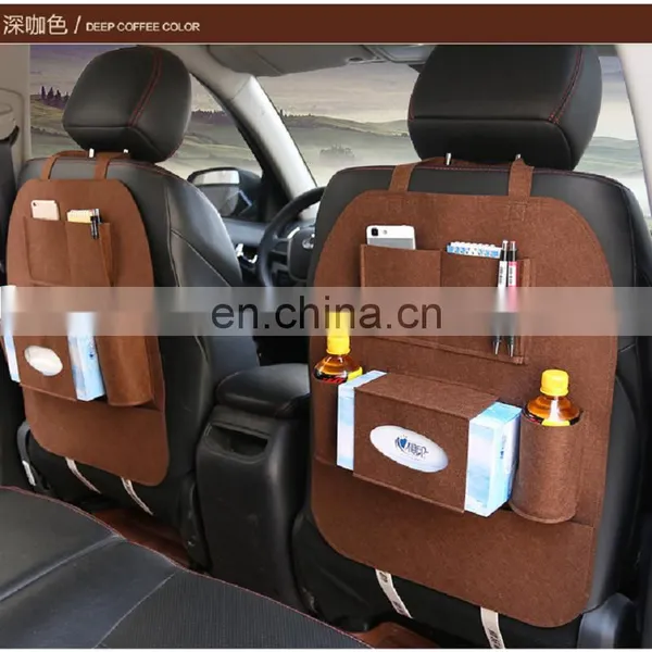 Multi Pockets Car Back Seat Organizer Felt Car Storage Bag for Car photo-6