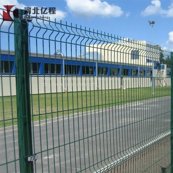 Galvanized and PVC Coated Triangle Bend 3D Curved Welded Fence photo-2