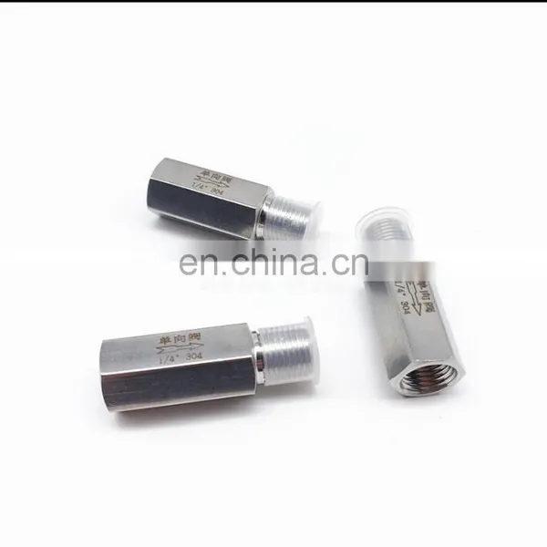304 Stainless Steel Inner and Outer Wire Check Valve 1/4 Grinding in and Out Check Valve photo-4