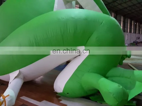 Commercial Use Advertising Inflatable Green Frog Mascot With Logo Printing for Business Display photo-5