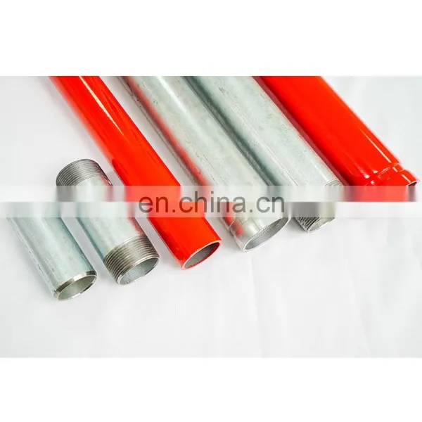 SCH40 4'' New Red Painted Grooved Fire Fighting Seamless Steel Pipe photo-3