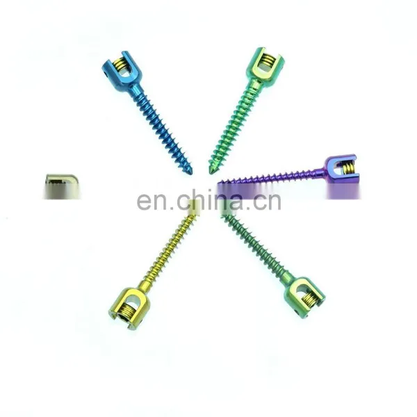 Hot Sale Spinal Surgery Monoaxial Pedicle Screw for Screws Spine Surgeries Orthopedic Medical Surgery Implants photo-5