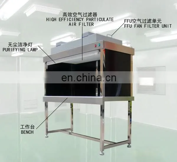 Vertical Laminar Air Flow Cabinets Lab Clean Bench photo-5