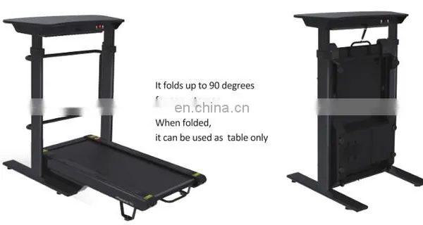 High End Ergonomic Treadmill Underdesk Stand up Lift Table With Noiseless Motor Desk Treadmill Walking Machine Price photo-2