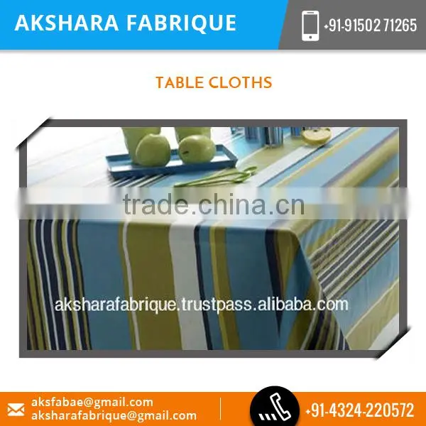Flawless Poloshing Designer Cotton Fabric Table Cloth Available at Bulk Rate photo-2