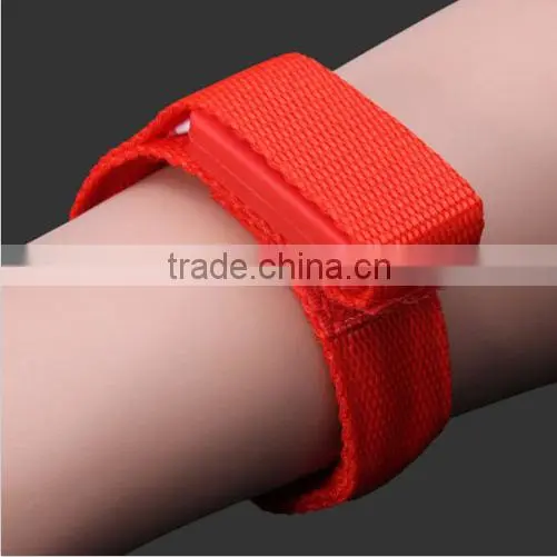 Trendy LED Flashing Wrist Band Bracelet Arm Band Belt Light Up Dance Party Glow photo-4