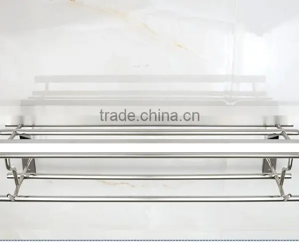 Wesda Stainless Steel and Alloy Bathroom Towel Shelf & Clothes Shelf 090 photo-4