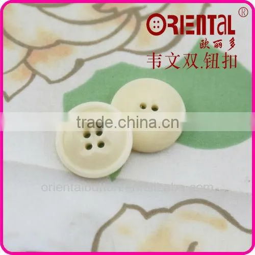 High Standard 4 Holes Natural Corozo Buttons photo-6